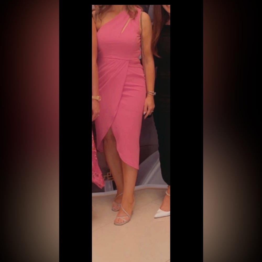 Elegant pink dress for party size 8 wear one time